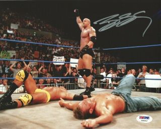 Bill Goldberg Signed 8x10 Photo Psa/dna Wwe Wcw Wrestling Picture Autograph