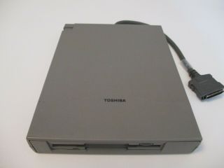 Vintage Toshiba Fdd Attachment Case External 3.  5 Floppy Drive
