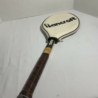 Vintage Bancroft Bjorn Borg Personal Wood Tennis Racquet 4 5/8 Light Usa B7562