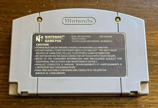 Mario 64 Nintendo N64 Cleaned Authentic Fast Vintage 3