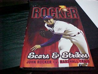 John Rocker Atlanta Braves Signed Scars & Striples 2011 Hard Cover Book