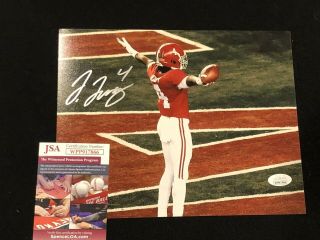Jerry Jeudy Signed Ncaa 8x10 Alabama Crimson Tide Jsa Autograph Football