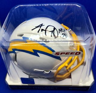 Fred Dean Autographed/signed Mini Helmet Tristar San Diego Chargers