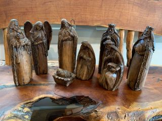 Vintage “the Promise Of Christmas” Nativity Set By Robert Stanley Deluxe 8 Pc
