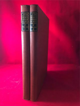 1930 The Decameron Signed Limited Editions Club 974 / T.  M.  Cleland 2 Volume Set