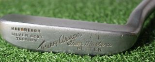 Vintage Tommy Armour Iron Masters Macgregor Silver Scot Tourney Putter 34.  5 "
