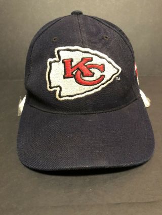 Vtg Sports Specialties Kansas City Chiefs Plain Logo Snapback Hat Cap Nfl Read