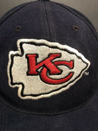 Vtg Sports Specialties Kansas City Chiefs Plain Logo Snapback Hat Cap NFL READ 2