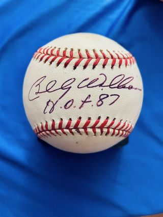 Billy Williams Hof 87 Chicago Cubs Signed Official National League Baseball