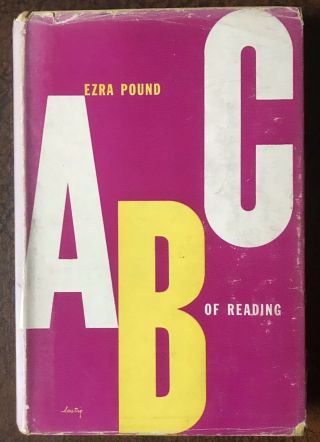Ezra Pound Abc Of Reading Alvin Lustig Hcdj Directions Classics 30