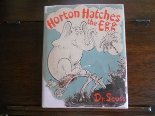 Horton Hatches The Egg,  Dr.  Suess,  Later Printing 1959,  Hcdj