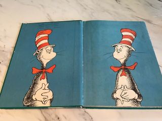 Vintage 1957 Hard Cover Chidlrens Book “The Cat In The Hat” 1st Edition Dr Suess 2