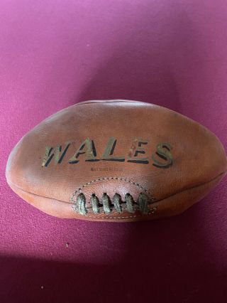 Rugby Ball Leather Gift Vintage Retro Sports Collectables Memorabilia Full Size