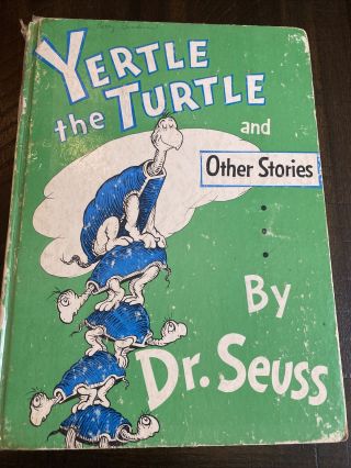 Vintage 1958 Yertle The Turtle And Other Stories By Dr.  Seuss