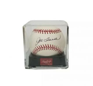 Joe Torre Autograph Signed Mlb Baseball Ny York Yankees Hall Of Fame W/case
