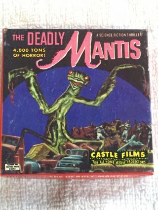 Vintage Castle Films 8mm Science Fiction The Deadly Mantis