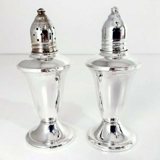 Vintage Duchin Creation Sterling Silver Weighted Salt And Pepper Shakers