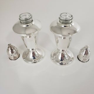 Vintage Duchin Creation Sterling Silver Weighted Salt and Pepper Shakers 2