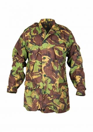 British Army Camouflage Combat Jacket Camo Military Smock Dpm 85 Pattern Vintage