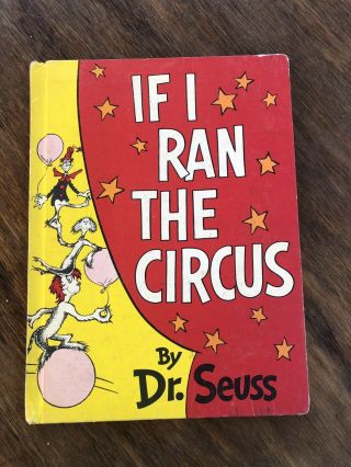 If I Ran The Curcus Dr Suess Vintage 1956