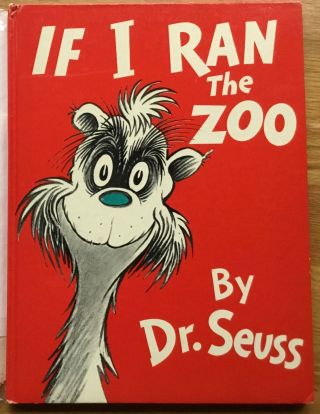 VG 1950 Hardcover In a DJ Early Edition If I Ran the Zoo by Dr.  Seuss 3