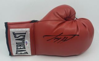 Larry Holmes Signed Everlast Boxing Glove Autographed Auto Psa/dna