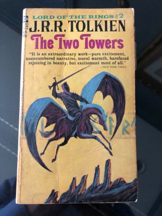 J.  R.  R.  Tolkien “ The Two Towers” Ace 1st Edition/printing 1965