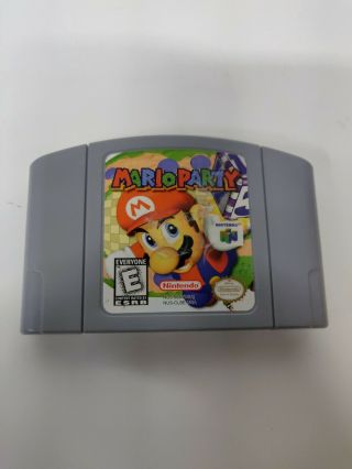 Vintage Mario Party Game Cartridge Only Nintendo 64 N64 Authentic Read