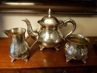 Vintage Three Piece Epns Tea Service