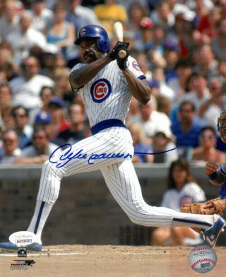 Andre Dawson Signed Chicago Cubs 8x10 Photo - Jsa Witnessed Holo