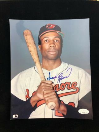 Frank Robinson Signed Autographed Photo Jsa - Baltimore Orioles Hof 1982
