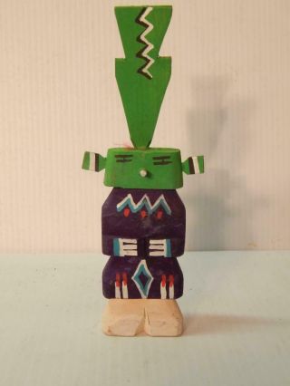 Old Stout Vintage Hopi Pueblo Indian Highway Route 66 Kachina Tall Tableta - A,
