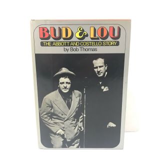 Bud And Lou The Abbott And Costello Story Bob Thomas 1977 First Edition Vintage