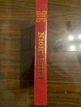 Night Shift,  Stephen King,  Red Leather Library Edition,  Rare