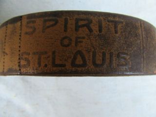 Vintage Spirit Of St.  Louis Charles Lindbergh Commemorative Belt