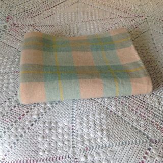 Antique Vintage,  Welsh Wool Blanket,  Throw / Picnic Blanket / Car Rug.