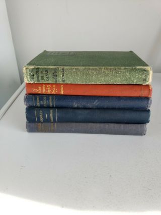 Antique Shakespeare Hardcover Books Set Of 5
