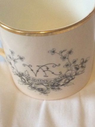 Queen Victoria 1887 Golden Jubilee Extra Large Pale Pink Mug 2