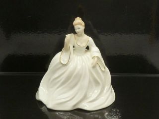 Vintage Coalport Bone China Figurine Samantha - Bridal Ball Gown Gift