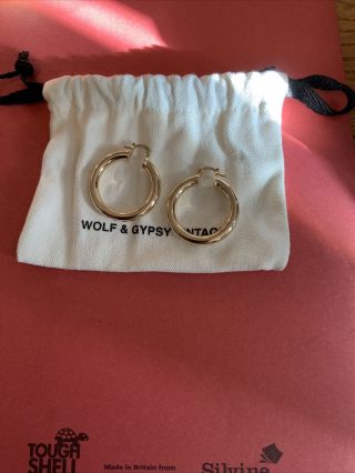 Wolf & Gypsy Vintage 1990’s Earings Gold Coloured,  Ref J3