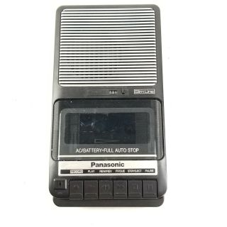 Vtg Panasonic Slimline Portable Cassette Tape Recorder Player Rq - 2102 No Cord