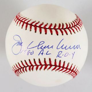 Joe Charboneau Signed Baseball Indians " 1980 A.  L.  R.  O.  Y.  " - Jsa