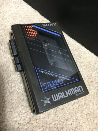 Vintage Sony Walkman Wm - 11d Stereo Cassette Player