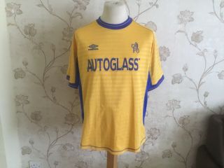 2000 - 2002 Chelsea Away Shirt,  Adults Xl,  Umbro,  Good Cond,  Vintage