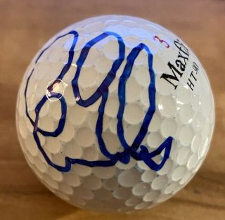 Ernie Els Signed Golf Ball W/coa In Person Autograph