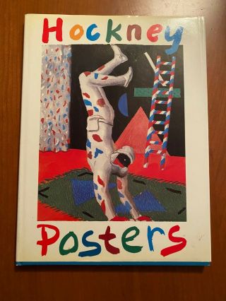 Rare David Hockney Posters First Edition 1987 Collector Art Book