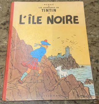L’ile Noire Herge Les Aventures De Tintin