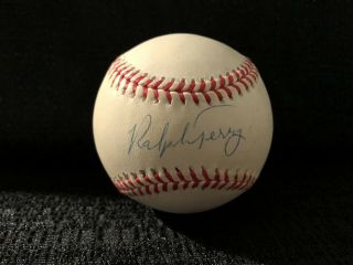 Ralph Terry Bill Mazeroski Signed 1960 World Series Leonard Coleman Baseball