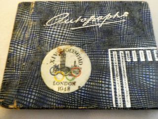 Olympic Games London 1948 Basket Ball Autograph Book 60,  Signatures