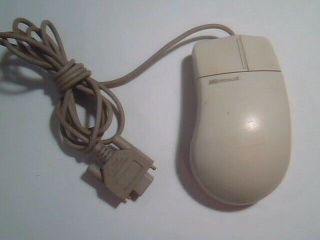 Vintage Microsoft Serial Mouse 2.  0a 50674 2 - Button -